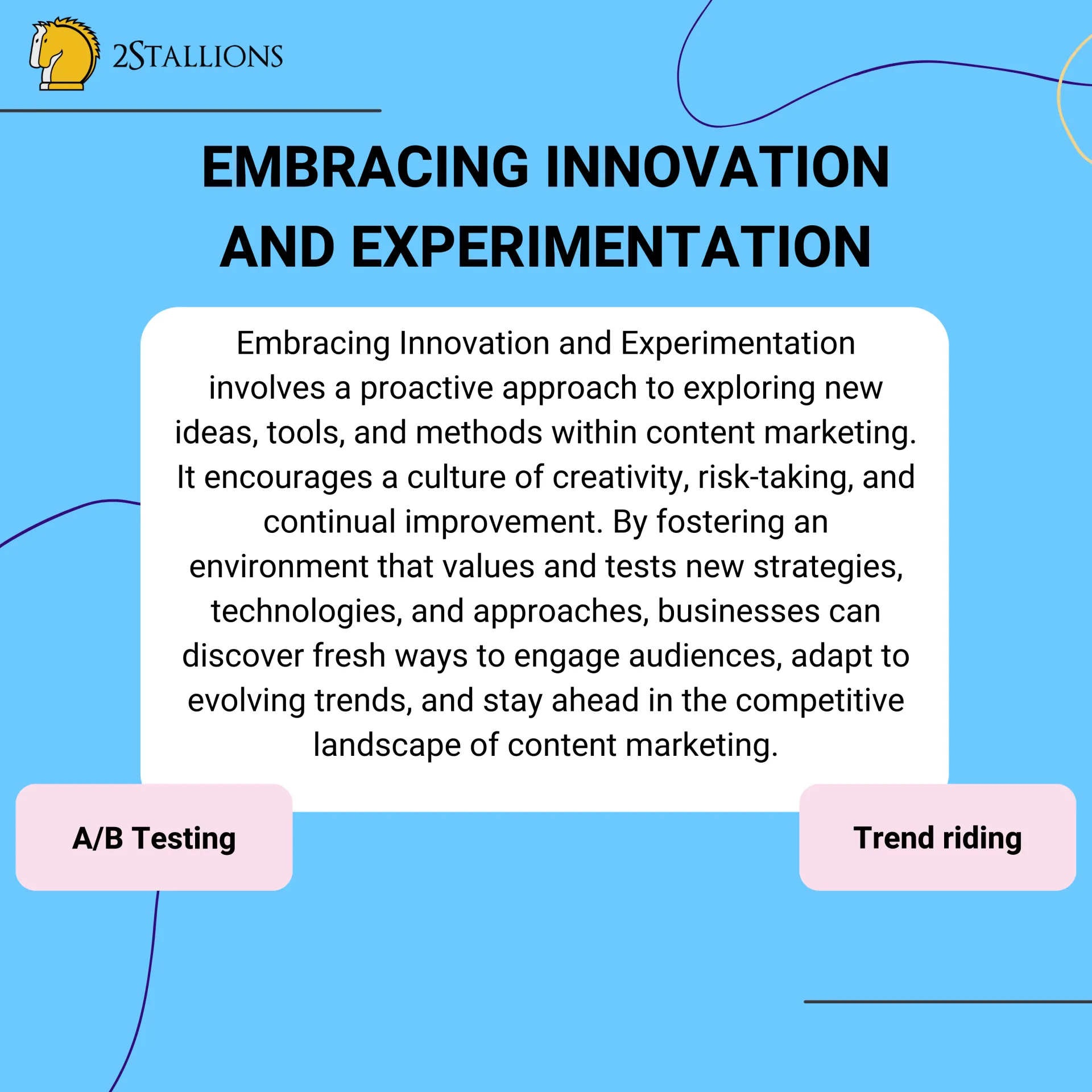 How to Encourage Innovation in Content Marketing | A/B Testing | Trend Riding