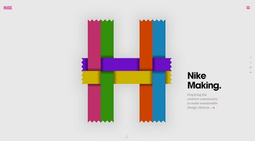 Layout Web Design - Nike