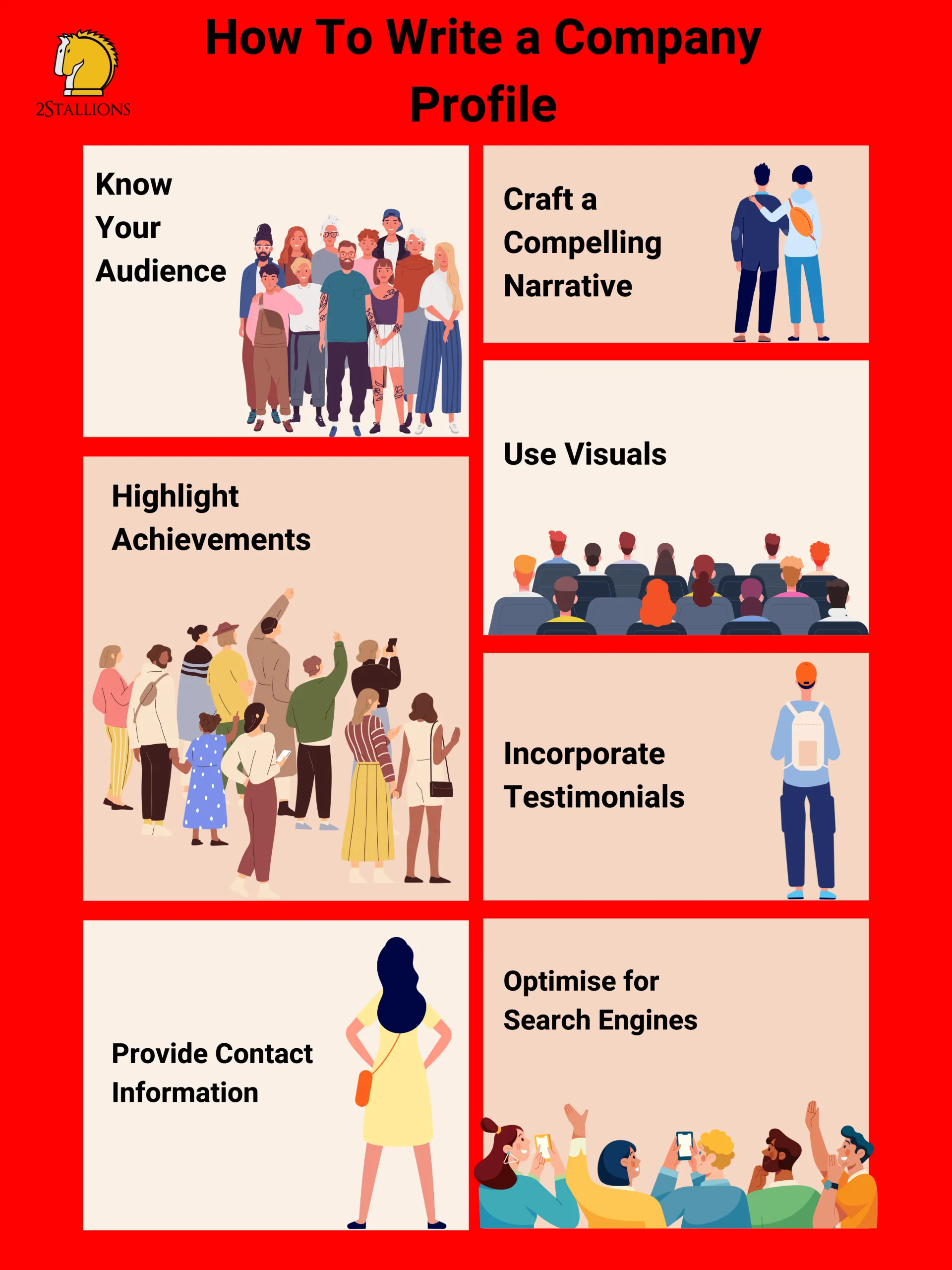 How To Write a Company Profile | 2Stallions