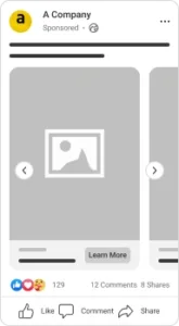 Facebook (Meta) Ad Formats - Carousel Ads | 2Stallions