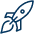 Launch and deployment process icon