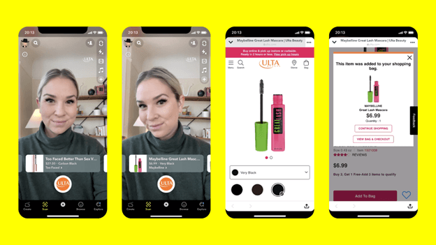 Snapchat's Shoppable AR Lenses