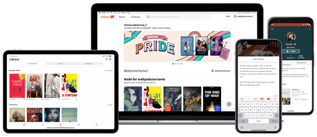 Wattpad (Niche Aspiring Writers and Readers)