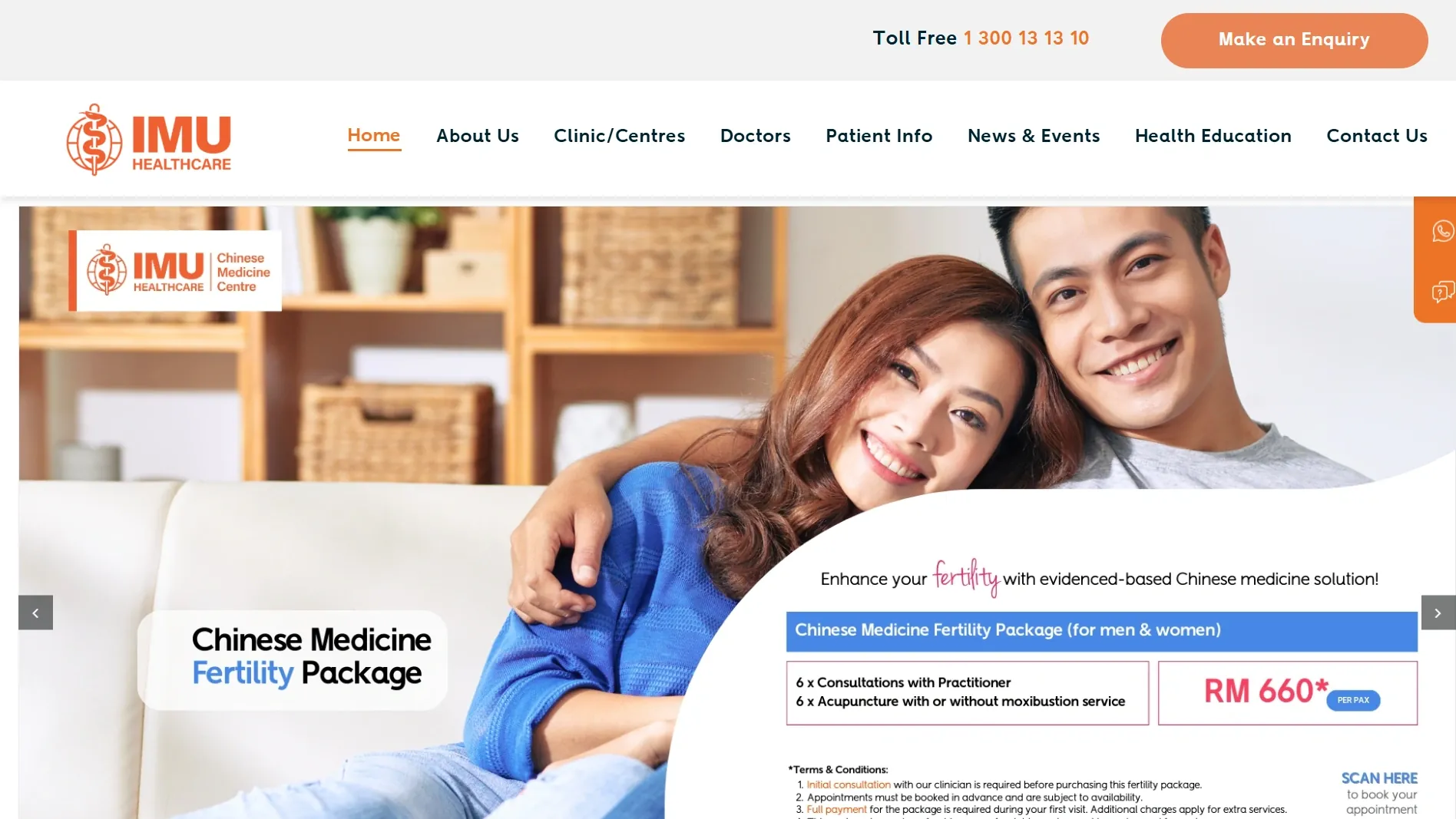 Website Design & Development Project - IMU Healthcare | 2Stallions