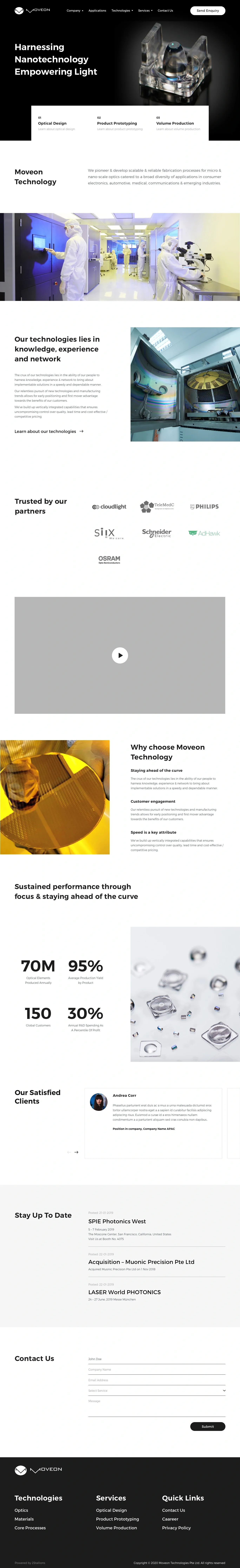 Moveon Technologies website