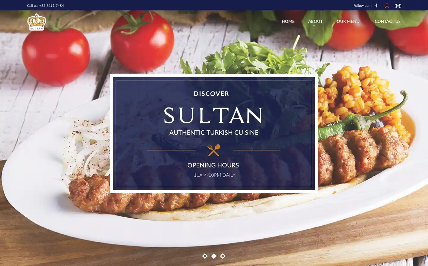 Sultan Restaurant Website Project by 2Stallions Sultan Restaurant Website Project by 2Stallions | Web Design Portfolio