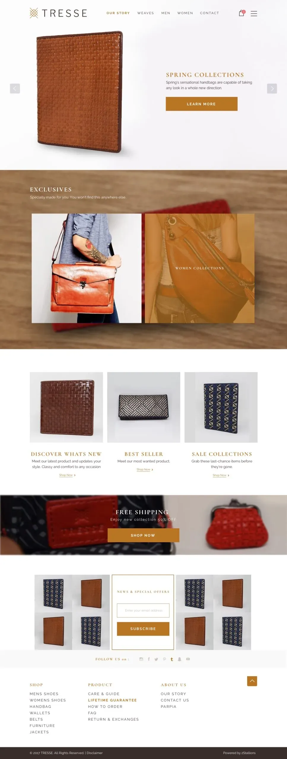 Tresse website