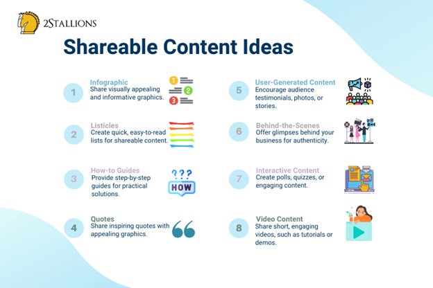 How to Create Content That Works for Your Brand | ShareAble Content Ideas | 2Stallions