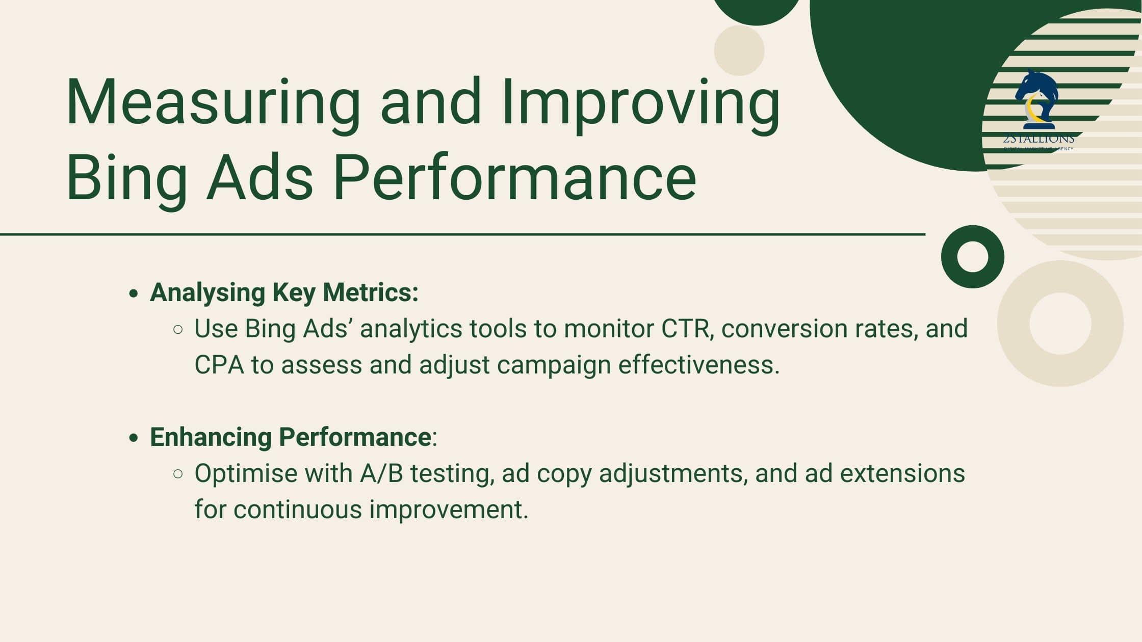 Measuring and Improving Bing Ads Performance