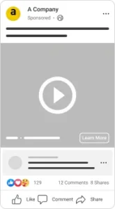 Facebook (Meta) Ad Formats - Video Ads