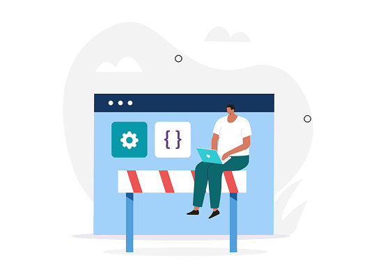 Website development in progress illustration | 2Stallions